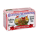 Celestial Seasonings Herbal Tea Natural Peppermint Caffeine Free 20 Ct Left Picture